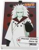 На карта от настолната игра "Настолна игра Naruto Shippuden: Ninja Fights" е изобразен Мадара Учиха с бяла коса, рогова глава, бяло наметало и червени и черни шарки на тема "Акацуки". Етикетът е Мадара Учиха (палуба 2).-5-thumb