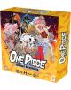 Кутията за настолна игра One Piece: Пиратска битка е оранжева и включва популярни герои от One Piece, предназначена е за 2-6 играчи на възраст 7+, като времето за игра в тази тактическа стратегическа игра е 45 минути.-1-thumb