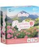 Настолната игра Настолна игра: Розовата долина има живописна кутия с розови полета, планини и село. Иконите показват, че играта е за възраст 10+, 2-4 играчи и отнема 45 минути.-1-thumb