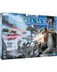 Картина на кутията на Настолна игра Star Wars: Битката за Хот, на която са изобразени бунтовнически войници, борещи се с имперски пешеходци и снегорини в заснежен пейзаж, с лазерни взривове и космически кораби - на разположение в книжарница Orange.-1-thumb