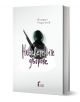 Книга със заглавие Неосветените дворове на Йордан Радичков. Корицата е с абстрактна илюстрация на човешка фигура в сянка, която държи изправен предмет, а под нея има стилизиран текст на кирилица.-1-thumb