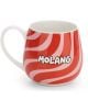 Чаша Nici Molang е червена и розова вихрова порцеланова чаша с бяла дръжка и MOLANG с удебелени букви - идеален подарък за всеки фен.-2-thumb