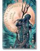 На корицата на книгата Fallen Gods 2 е изобразен мъж, подобен на статуя, оплетен в лозя и вериги, пред светещо слънце. Текстът на кирилица гласи "Носител на слънцето" и "Хана Кейнър". Цветовете са синьо, златно и медно.-2-thumb