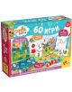 Образователен комплект Lisciani Giochi Carotina Baby - 60 игри има цветна кутия със забавни илюстрации на животни и карти, които помагат на децата на възраст 2+ да развият паметта, логиката, уменията за разпознаване на числа, форми и цветове чрез образова-1-thumb
