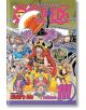 Корица на One Piece, том 111 с Луфи и петимата главни герои в брони в стил "Викинг", държащи оръжия и крещящи, на цветен фон с емблематичното лого на One Piece в горната част.-1-thumb