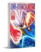 На корицата на 33-ти том на „One-Punch Man“, изработена чрез 3D-рендеринг, Сайтама се носи напред със светещ юмрук сред впечатляващи червени и сини енергийни лъчи, докато зад него се извисява зловещата фигура на Гаро. Имената на авторите, ONE и Юсуке Мура-1-thumb