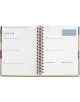 Седмичен тефтер - органайзер Miquelrius Arno Dufour Bambú 2026 предлага спираловидно седмично оформление (понеделник-неделя) с дати от 16 до 22 и месечни раздели, идеални за годишно планиране 2026.-8-thumb