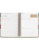 Тефтерът-органайзер Miquelrius Arno Dufour Bouquet 2026, ден на страница, предлага ежедневно планиране с организирани страници, удобни раздели за бележки и раздели за лесно годишно планиране.-2-thumb