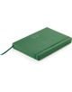 A затворен зелен тефтер-органайзер Miquelrius Back To Basics Verde 2026, ден на страница, с релефна 2026 година върху корицата, в комплект с ластик в същия цвят и лента за отбелязване.-6-thumb