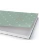 Седмичен тефтер - органайзер Miquelrius Grafica Polka Dots 2026 е ментовозелена тетрадка с бели точки и златна 2026 на корицата, идеална за бележник органайзер или годишно планиране.-4-thumb