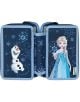 Пълен ученически несесер Scooli Frozen с три отделения, модел 2026 г., с цип и изображения на Анна, Елза и Олаф върху тъмносин фон със снежинки.-2-thumb