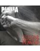 Черно-бяло изображение на човек, който е ударен в лицето, с надпис PANTERA и Vulgar Display of Power в червено в долния десен ъгъл, от лимитираното издание Pantera - Vulgar Display of Power (VINYL).-thumb