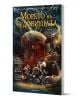 Корицата на книгата Морето на чудовищата (The Sea of Monsters) графичен роман показва Пърси Джаксън и героите, изправени пред гигантски морски чудовища. Тъмната корица е със светещ в жълто български текст на заглавието и драматично художествено оформление-1-thumb