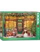 Пъзел Eurographics - Коледен магазин, 1000 части: кутията съдържа празничен магазин с украси, снежен човек, елхи и витрина-идеален подарък за Коледа.-1-thumb