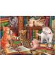 Пъзел Eurographics - Котки в библиотеката, 1000 части - EuroGraphics - EuroGraphics - Жена, Момиче - 628136659130-2-thumb