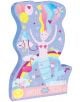 Цветна кутия във формата на русалка с анимационна русалка и морски обитатели от колекцията Приказен свят на Floss & Rock. Съдържа 40 части "Пъзел Floss & Rock, Fantasy - Приказен свят" за деца на възраст 3+.-1-thumb
