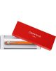 Жълта писалка Caran d'Ache 849 Metal Fluo Orange в бяла кутия с яркочервен капак, с логото Caran d'Ache Genève с бели букви - предлага се в книжарница Orange заедно с ярката колекция Metal Fluo Orange.-2-thumb