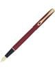 Червена Писалка Diplomat Traveller със златни акценти и златно перо, с черна част за захващане и златна щипка на капачката, предлага се с бърза доставка от книжарница Orange. Писалка Diplomat Traveller, тъмночервена + злато-thumb