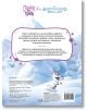 Задната корица на "Пиши и трий: Замръзналото кралство - книга 3" показва Олаф в снежен пейзаж с лилав надпис и звезди, вдъхновено от "Frozen" на Дисни, насърчаващо начално обучение и броене по забавен начин.-5-thumb