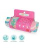 Навита на руло, цветна плажна хавлия Legami - Summer is Magic с розов етикет с надпис GOOD VIBES и BEACH TOWEL. Тропическият дизайн включва икони за лекота, супер попиване и бързосъхнеща кърпа.-3-thumb