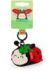 Плюшен ключодържател Legami - Ladybug с усмихнато калинче и детелина с надпис "Get Lucky". Опаковката показва калинка и текста "Как се казва Get Lucky." Подходящ за деца над 2 години.-4-thumb