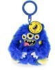 Плюсният ключодържател Legami - Чудовище е пухкав син ключодържател с три очи, широка уста, остри зъби, розов език, бели ръце и жълто КУСАНЕ! AAARGH DORA tag-a забавен подарък със сърдечно послание.-1-thumb
