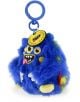Плюшен ключодържател Legami - Monster във формата на синьо чудовище с жълти петна, три очи и етикет "AARGH", със син пластмасов държач. Перфектен подарък със сърдечно послание.-2-thumb