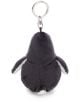 Плюшен ключодържател Nici - Пингвинът Хорхе е тъмносив пухкав аксесоар със сребрист ключодържател, бели акценти и изглед отзад, показващ крила и опашка.-3-thumb