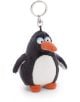 Плюшен ключодържател Nici - Пингвинът Хорхе с бяло коремче, оранжеви крака и човка, големи сини очи и метален ринг за лесно закачане.-1-thumb