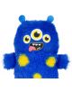 Плюшен несесер Legami - Чудовище е синьо, космато чудовище с три жълти очи, жълти петна, широка зъбчата уста с изплезен език, малки антени и разперени ръце - идеално за ученически аксесоари.-3-thumb