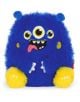 Плюшена играчка Legami - Чудовище е син плюш с три жълти очи, жълти уши, космати крака и розов език в отворената уста - идеален за игрив подарък за любим човек.-1-thumb