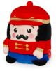 Плюшена играчка Legami - Nutcracker, приличаща на играчка-войник с червена шапка, златисто-синя униформа и усмихнато лице, е идеалният коледен подарък. На червения етикет пише Legami.-2-thumb