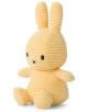 Плюшена играчка Miffy Eco Corduroy - кремаво-жълт заек, 23 см, с дълги уши, черни бродирани очи и малка X-образна уста, изработена от рипсено кадифе.-2-thumb