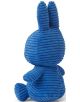 Плюшена играчка Miffy ECO Corduroy - Син заек, 23 см. - Miffy - Bon Ton Toys - Момиче, Момче - 8719066017274-3-thumb