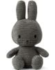 Плюшена играчка Miffy Sitting Corduroy - Тъмносив заек, 33 см. - Miffy - Bon Ton Toys - 8719066003802-2-thumb