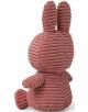 Плюшена играчка Miffy Sitting Corduroy - Заек в цвят пепел от рози, 23 см. - Miffy - Bon Ton Toys - Момиче - 8719066010411-3-thumb