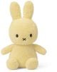 Плюшена играчка Miffy Terry - бледожълт заек, 23 см, със забележителни дълги уши, черни очи и X-образна уста; идеален подарък за бебе.-1-thumb