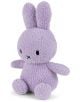 Плюшена играчка Miffy Terry - лилав заек с пухкава козина, черни овални очи и устичка "x", изправен с дълги уши, 23 см - идеален ръчно изработен подарък за всяко дете.-2-thumb
