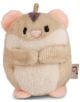 Сладка плюшена играчка за хамстери Nici Mymochi Minis с бежово-кремава козина, розови ушички и крачета, черни очи, малко кафяво носле, малки ръчички, прилепнали към тялото, и малка примка на главата - предлага се в книжарница Orange.-1-thumb