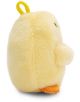 Меко, плюшено жълто пиленце Плюшена играчка от Nici Mymochi Minis с примка на върха, малки крилца, оранжеви крачета и минимални черти на лицето, показано в страничен вид - предлага се в книжарница Orange.-2-thumb