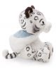 Плюшена играчка Nici - Снежният леопард Eleni, 20 см., седящ: снежнобяла козина с черни и сиви петна, синьо петно на гърба, кафяви уши и нос, приятелско и весело изражение.-5-thumb