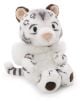 Плюшена играчка Nici - Снежният леопард Eleni, 25 см, с бяла козина на черни и сиви петна, розов нос и шарена опашка стои изправен и е част от устойчивата колекция Nici Green.-9-thumb