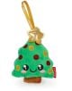 Плюшена играчка за елха Legami - Tree с усмихнато лице, златна звезда, червено-златни точки и панделка "Dreams Come True" е чудесен избор за вашата коледна украса.-1-thumb