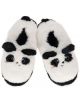 Плюшените пантофи Legami - Panda, размер 35-38, са бели, с черни ушички и бродирани очи - идеални за уют през зимата.-2-thumb