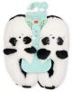 Плюшени пантофи Legami - Panda, размер 39-41 са бели и пухкави, с черни уши, лапи и очи във форма на панда и усмихнати лица. Предлагат се закрепени за светлосин картонен гръб с лого Legami.-6-thumb