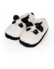 Плюшени пантофи Legami - Panda, размер 39-41: пухкави бели и черни зимни пантофи, вдъхновени от пандите, с бродирани очи, нослета и малки уши-идеални за топлина и настроение.-1-thumb