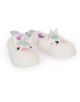Стъпете в удобство с плюшените пантофи Legami Unicorn, размер 35-38 - меки пантофи във форма на еднорог с пастелни рогчета и грива, бродирани очи и розови бузки.-3-thumb