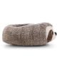 Плюшени пантофи Ниси - Ленивецът Изи, размер 36-39: меки, кафяви и уютни чехли във формата на ленивец - идеални за фенове на плюшените пантофи и удобството у дома.-2-thumb
