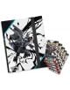 Колекция от папки Pokémon TCG Black Bolt с участието на Zekrom, с шест бустера с черни и бели карти, показани вдясно. Папката е с поразителен черно-бял дизайн с динамични линии - идеална за феновете на Скарлет и Виолет.-1-thumb