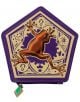 Портмоне ABYstyle Harry Potter - Chocolate Frog е лилав портфейл с формата на петоъгълник с богато украсени златни мотиви, стилизирана шоколадова жаба и цип с формата на цветна карта - идеален за всеки фен на Потър.-1-thumb